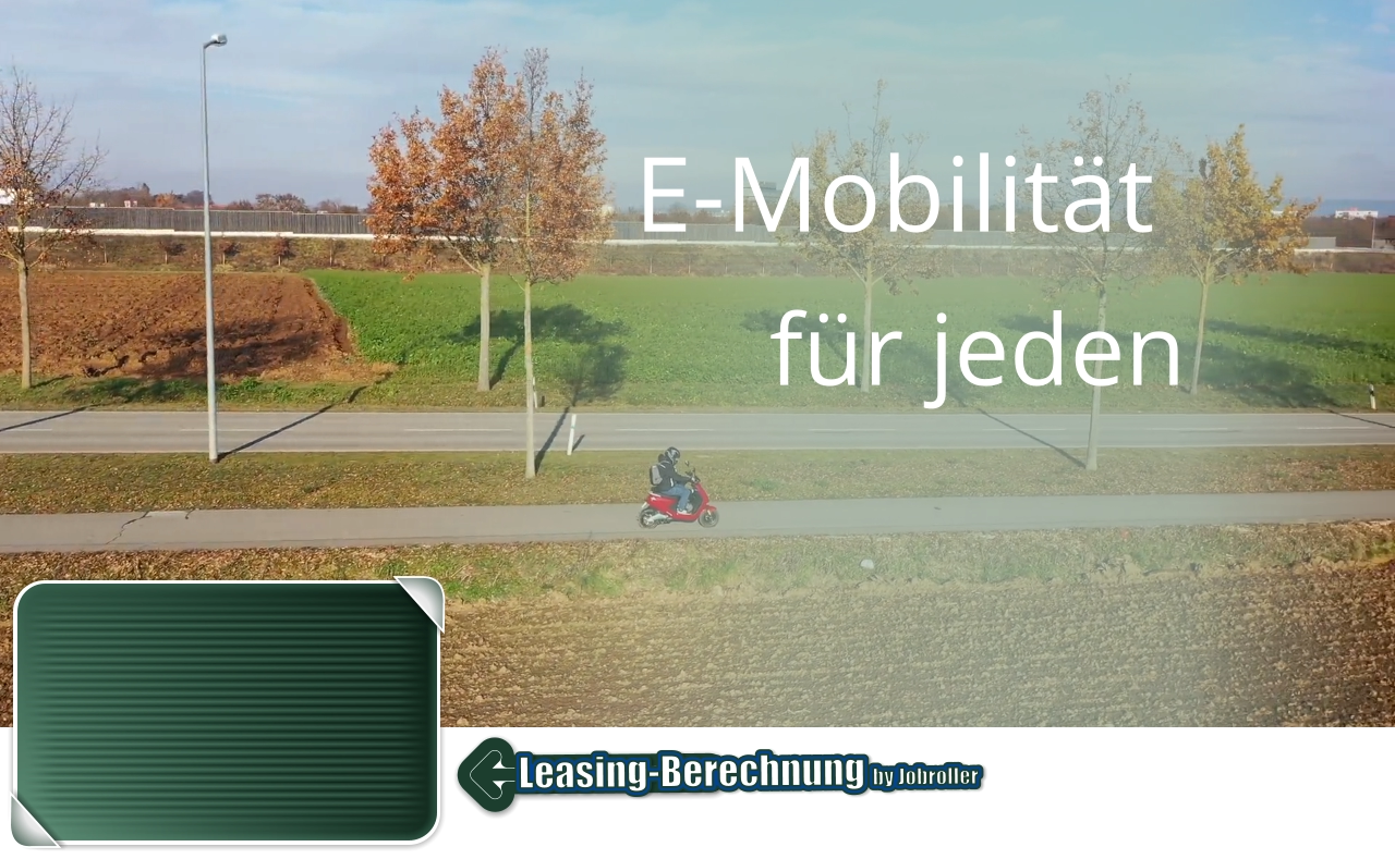 E-Mobilität für jeden Leasing-Berechnung by Jobroller
